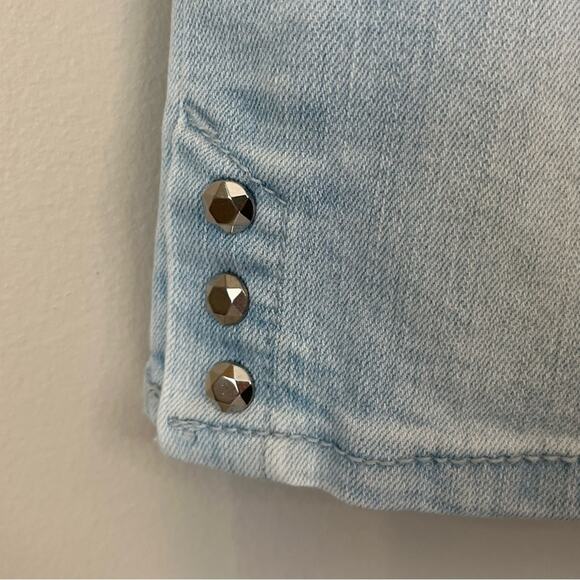 Nine West Light Wash Cropped Jean Capri Size 16 - Picture 6 of 13